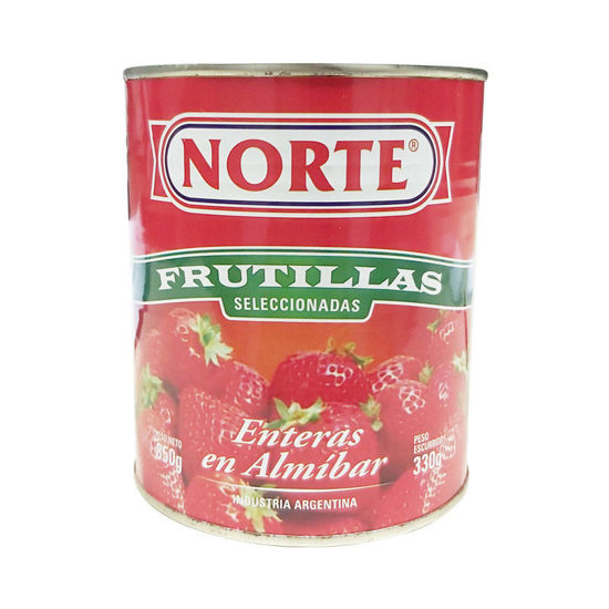 Imagen de NORTE FRUTILLA EN ALMIBAR 850 GR