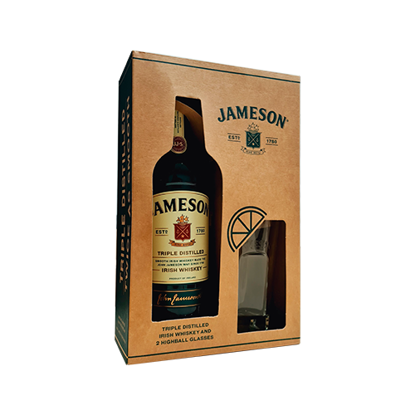 Imagen de JAMESON 700 ML + 2 VASOS